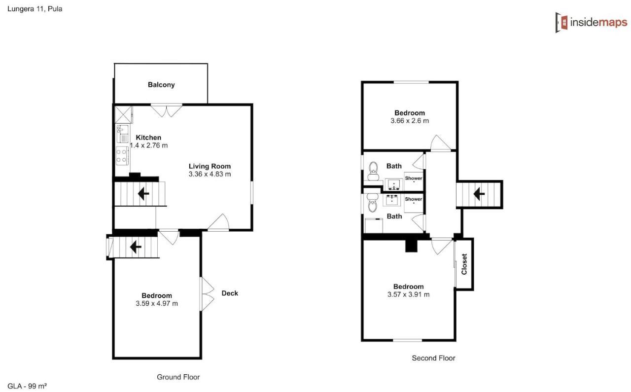 Apartment Lungera Pula Extérieur photo